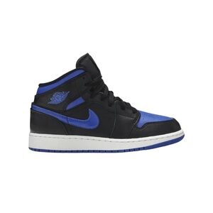 Nike Air Jordan 1 Mid Black Hyper Royal